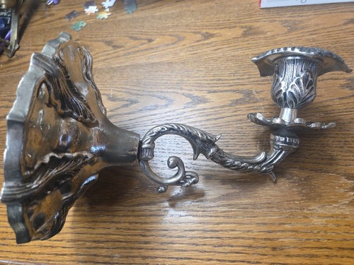 Antico candelabro applique - , da