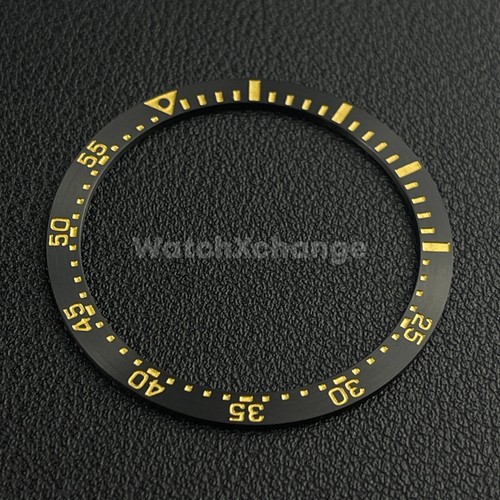 Orologio subacqueo nero oro - e,