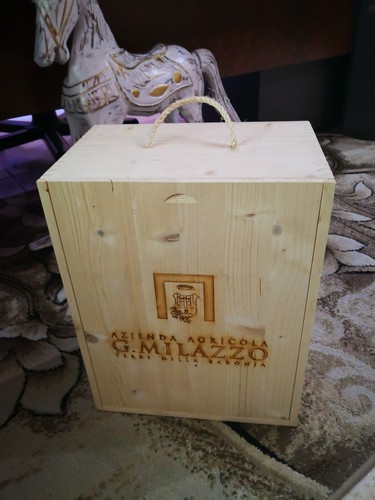 Cassa legno vuota - vino, milazzo