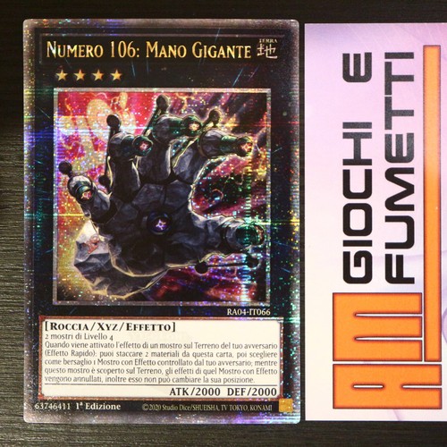 Numero 106 mano gigante in - numero,