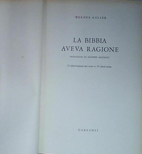 Keller bibbia aveva - la,