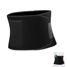 Fascia Addominale Dimagrante Cintura Regolabile per Sudare Uomo e Donna Fascia L