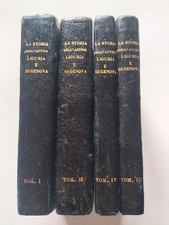 LA STORIA DELLA ANTICA LIGURIA E DI GENOVA - SERRA G. - Tip. Elvetica - 1835