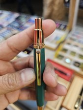 Penna Rolex Colore Verde E Oro