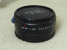 Minolta M-AF 1.4x adattatore teleplus sony alpha fit convertitore tele 1,4 x cinque pin
