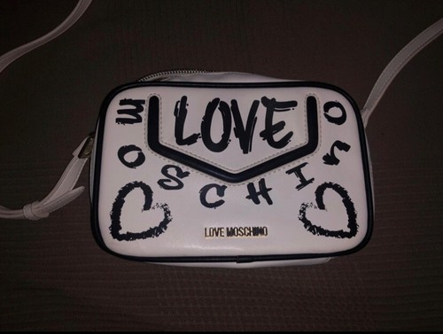 Love moschino borsa white - love, in