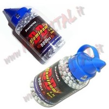 PALLINI BIBERON METALLO ALLUMINIO WG 6 mm SOFTAIR PER PISTOLA CO2 GAS FUCILE