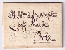 ZZ652-STATO PONTIFICIO-PREF. ROMA X ORTE 1743