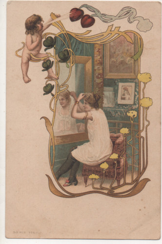 Art nouveau donna - art,