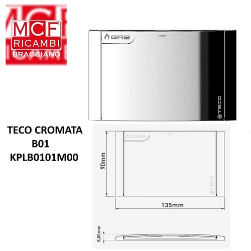Placca teco cromata - placca,