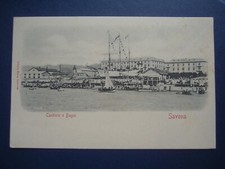 LIGURIA : SAVONA (SV) CANTIERE E BAGNI  NON VIAGGIATA  PRIMISSIMI 900'