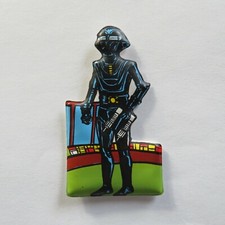 Robot Star figurina morbida Plasteco formaggini Mio serie Black Hole n. 7