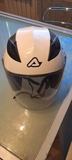 Casco jet bianco Acerbis