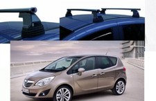 BARRE PORTATUTTO PER OPEL MERIVA CON 4 SERRATURE in policarbonato