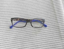 Occhiali montantura NAU, acetato tartaruga con stanghe bluette