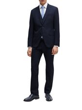 Hugo Boss abito da cerimonia blu scuro 3 pezzi + camicia Tg L