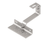 staffa regolabile acciaio inox pannelli fotovoltaici solari tetto a falda tegola