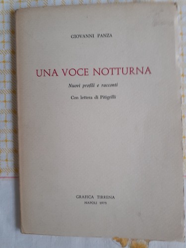 Raro libro giovanni panza - raro, una