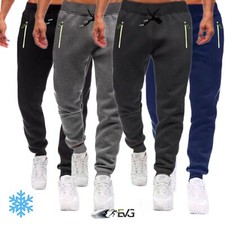 PANTALONE TUTA IMBOTTITO UOMO INVERNALE CALDO TASCA FLUO SPORT CASA LAVORO EVG
