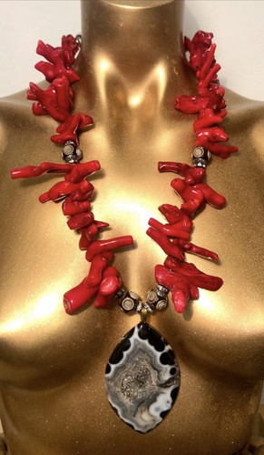 Collana dichiarazione corallo