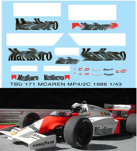Decals per mclaren - 1/43,