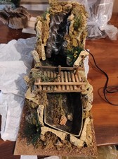 Cascata Per Presepe Altezza Statue Cm 12 Con Pompa Acqua Funzionante  