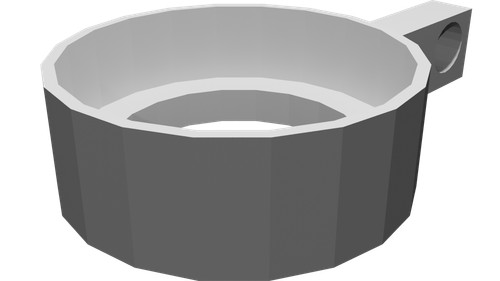 Staffa anello supporto - staffa,