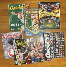 lotto di 7 album calciatori