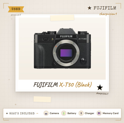 Fuji t30 xt30 - xt30, nero