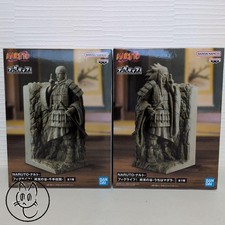 Naruto Figlife! Set Figurine Valle della Fine SENJU HASHIRAMA & UCHIHA MADARA Nuove