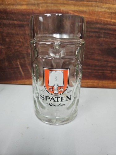 Large spaten glass dimpled - .5l,