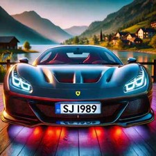 SJ I989 - Targa di immatricolazione privata auto, data meno - STEVEN JOHN, SAJID JAVED