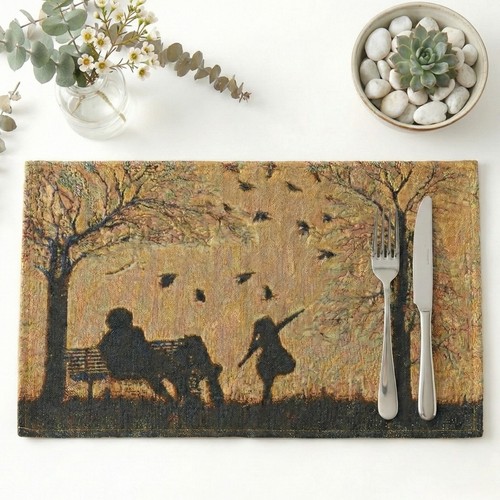 Set tovagliette autumn birds - set,