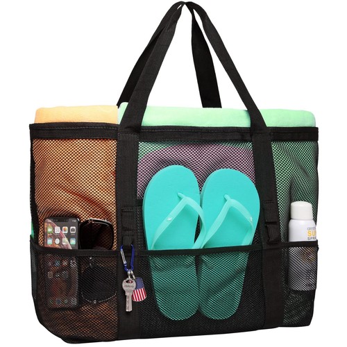 Bolsa malla para playa - para,