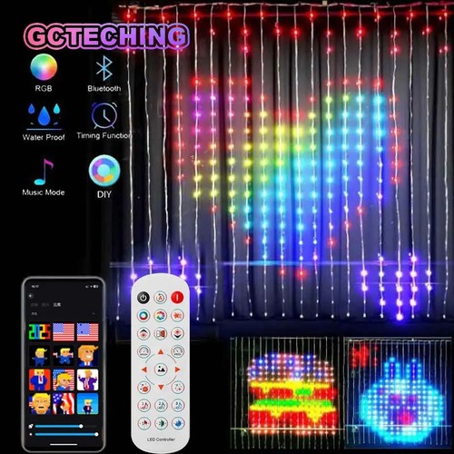 Tenda smart led rgb stringa - tenda,