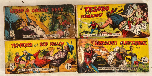 Ragazzo nel far west striscia - west,