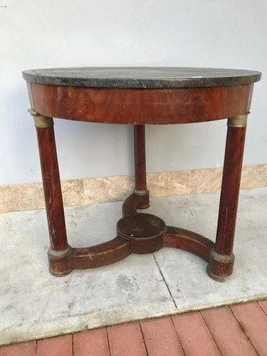 Tavolino rotondo impero - tavolino,