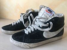 SCARPE SHOES  NIKE BLAZER MID  ALTE nero  pelle NUM 38,5 