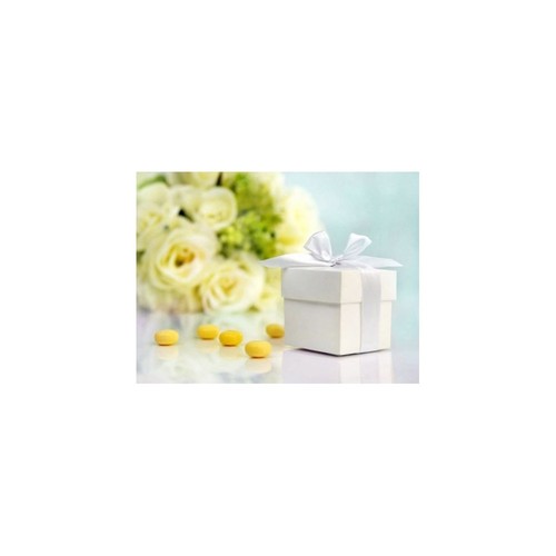 Scatolina segnaposto bianco - scatolina,