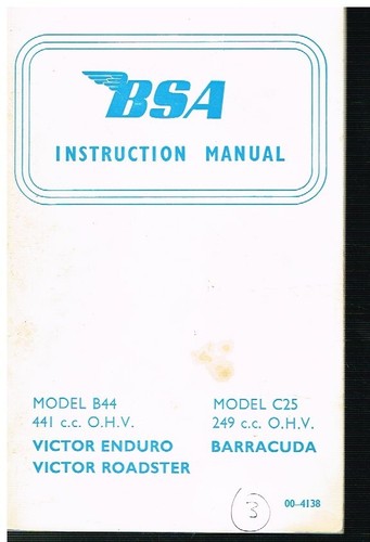 Bsa b44 victor - b44,