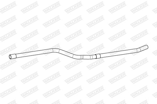 Tubo scarico walker - tubo,