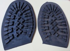 Due suole di gomma carrarmato "Everest 1960 n. 42" per scarponi militari, nuove