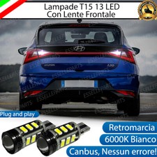 LAMPADE RETROMARCIA 13 LED T15 W16W CANBUS HYUNDAI I20 MK3 CON FARI LED 6000K