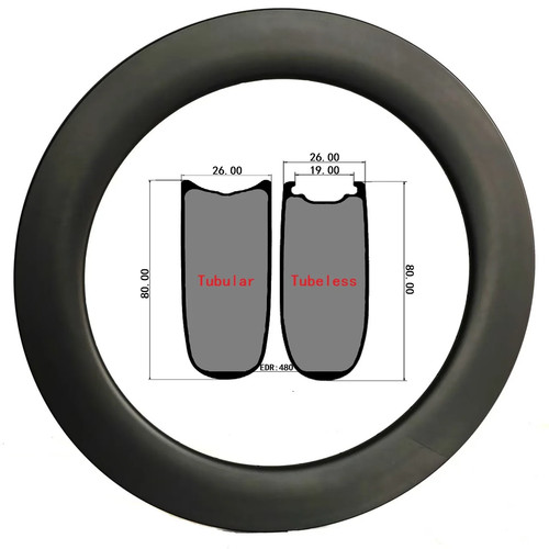Cerchio fibra carbonio - cerchio,