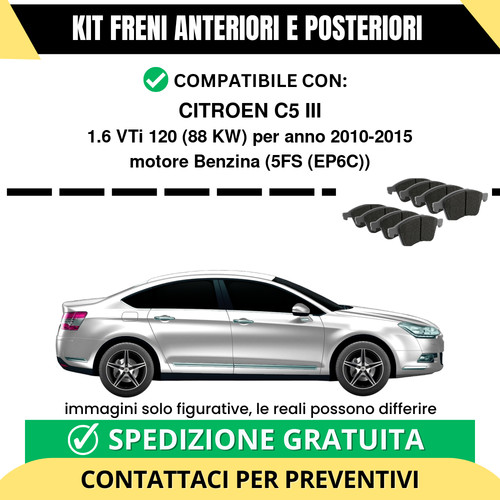 Pastiglie freno ant post - freno,