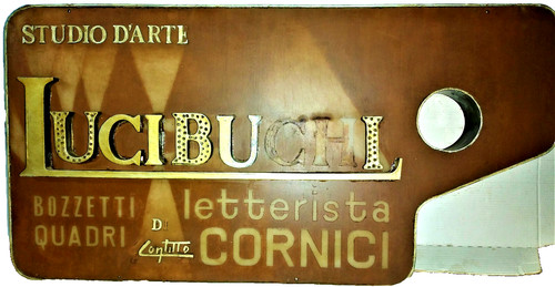 Antica insegna negozio - insegna,