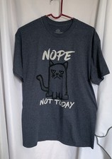 T-shirt gatto "Nope Not Today"