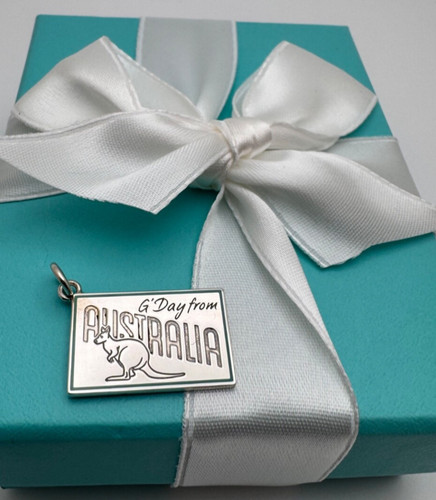 Ciondolo cartolina tiffany - ciondolo,