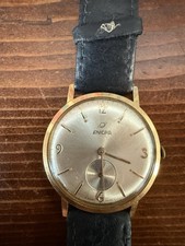 orologio uomo vintage Encar Ultra piatto , In Oro, Manuale