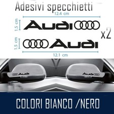 2 ADESIVI AUDI SPECCHIETTO